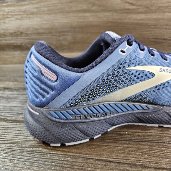Brooks Adrenaline GTS 22 Guiderails Blue Running Shoes Sneakers - Women's Sz 12 - Picture 16 of 16